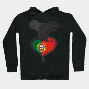 Gerbil Portugal (dark) Hoodie